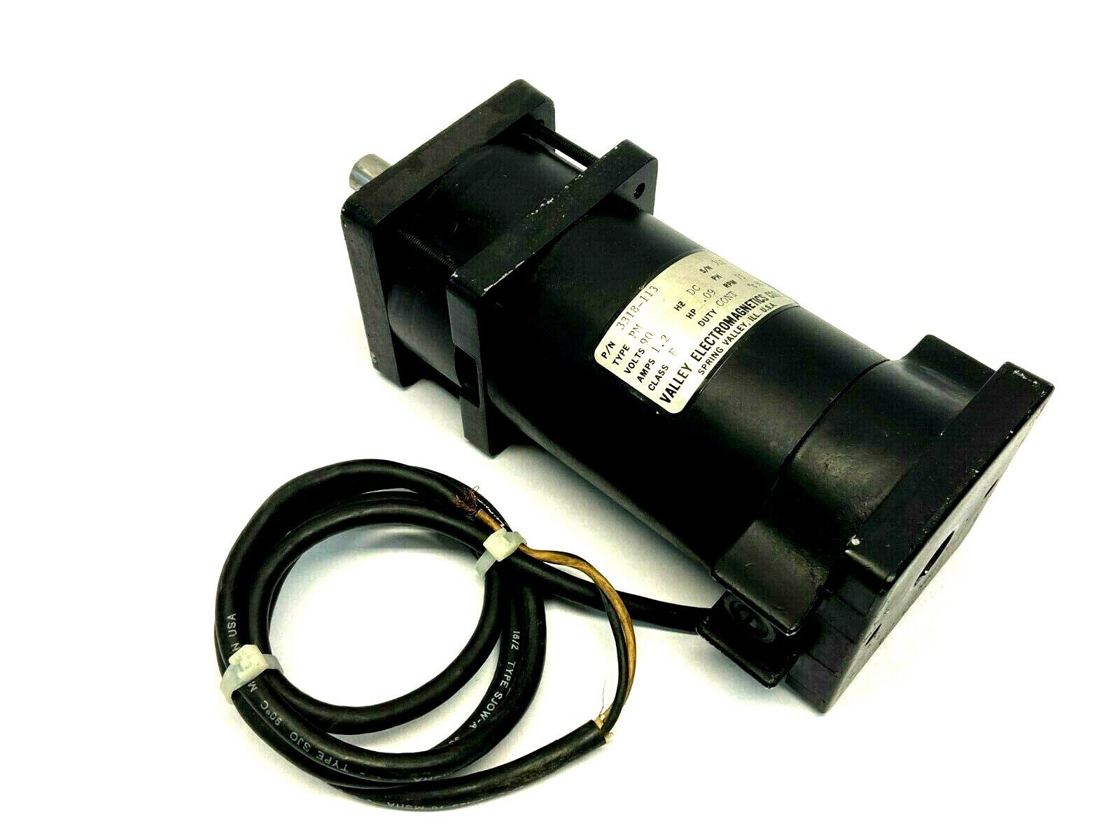 Valley Electromagnetics 3318-113 Permanent Magnet Motor - Maverick Industrial Sales