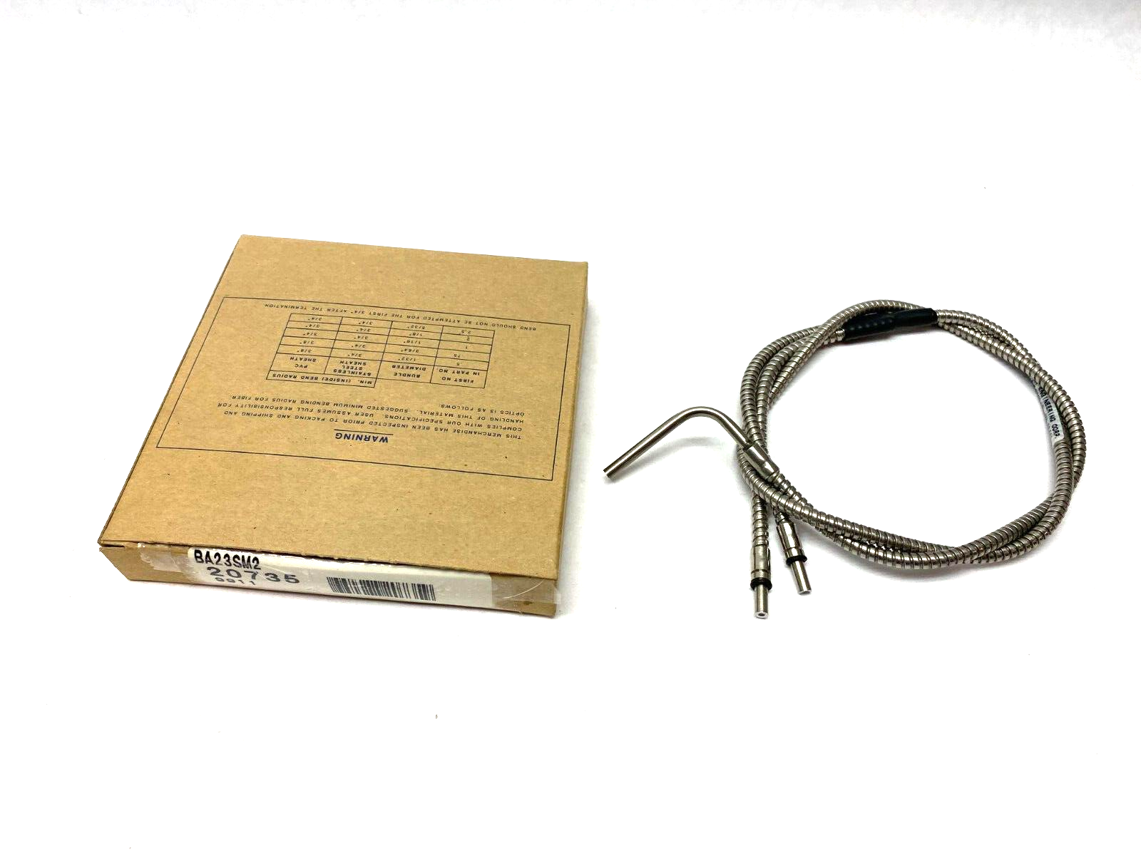 Banner BA23SM2 High-Temp Diffuse-Mode Bifurcated Fiber Optic 20735 - Maverick Industrial Sales