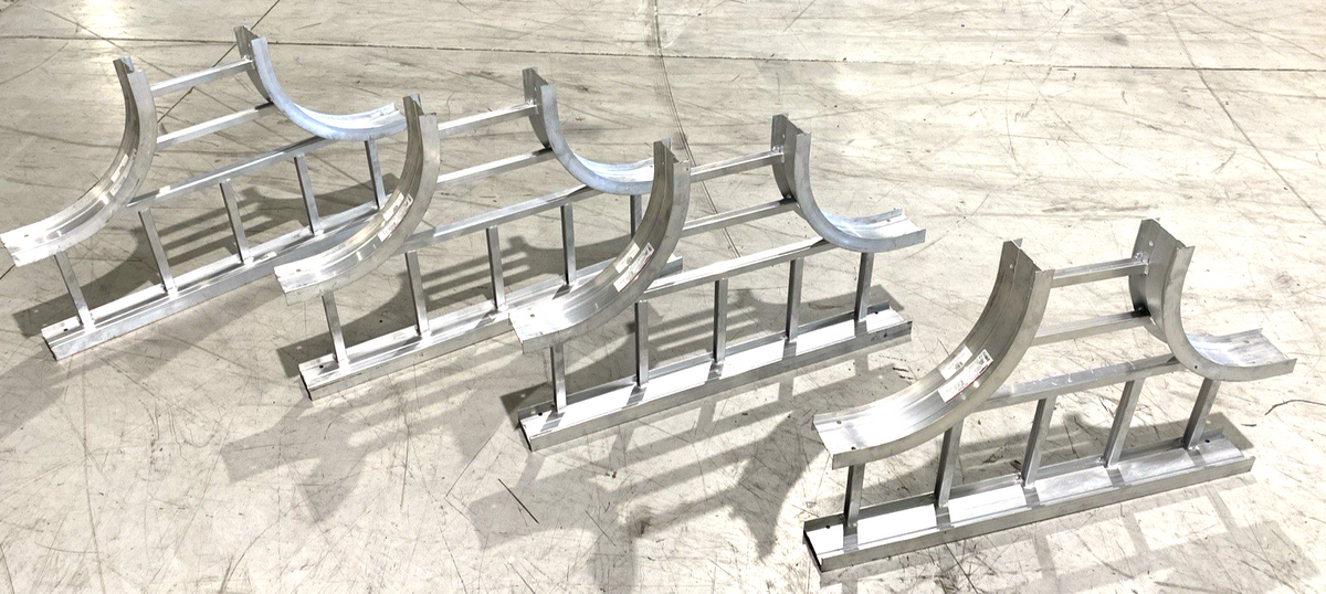 Legrand LD-4A-HT12-12 Aluminum Cable Tray Tee 4"x12", 12" Bend P302568 LOT OF 4 - Maverick Industrial Sales
