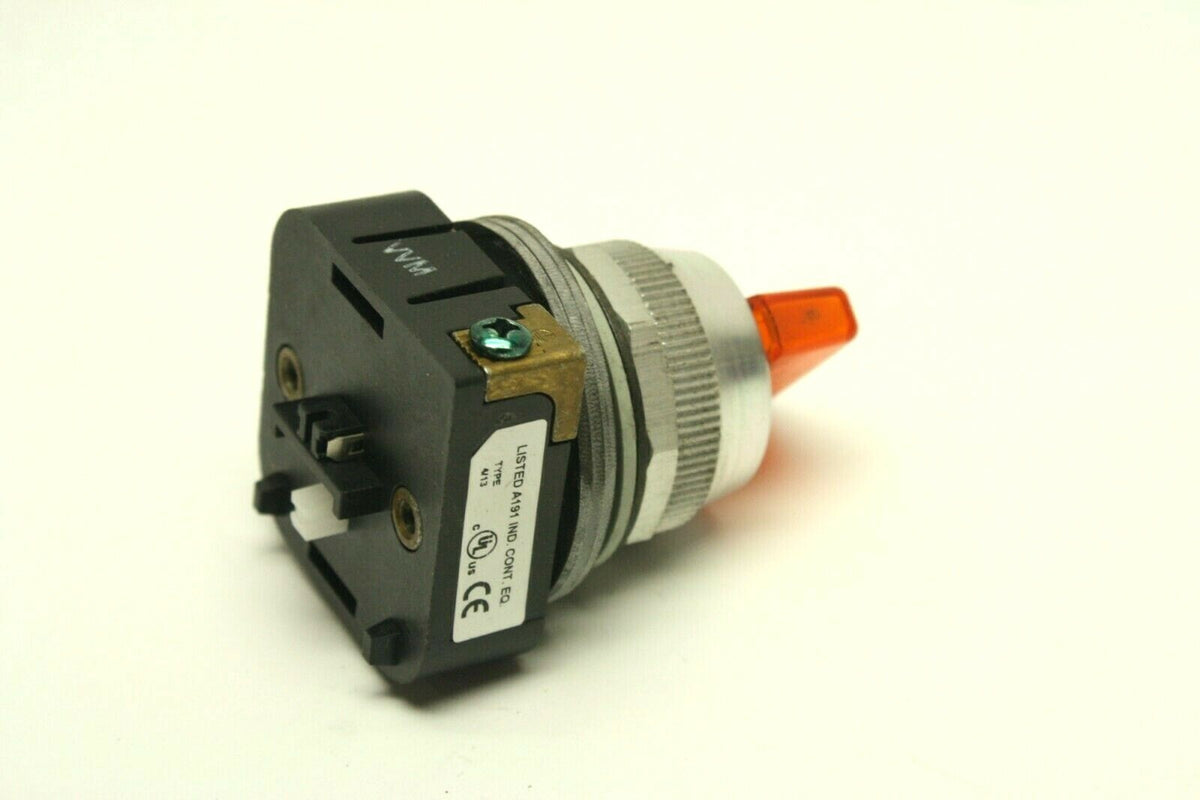 800T-24HA2KB6AA | Allen Bradley Illuminated Orange Selector Switch - Used - Maverick Industrial Sales
