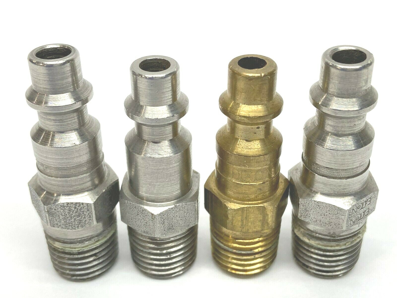 9/16" Male Thread Quick Coupler Plug LOT OF 4 - Used - Maverick Industrial Sales
