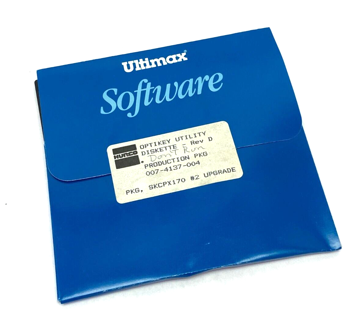 Hurco Ultimax 007-4137-004 Rev. D Opitkey Utility Diskette Production Pkg - Maverick Industrial Sales