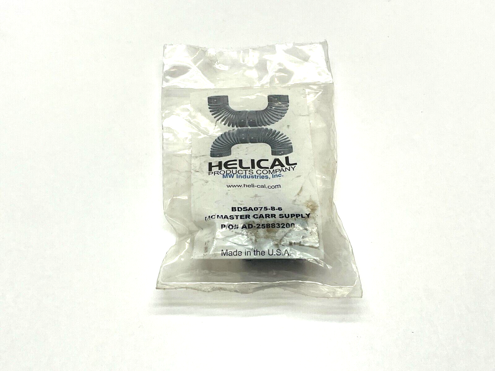 BDSA075-8-6 | Helical Flexible Aluminum Coupling - New - Maverick Industrial Sales