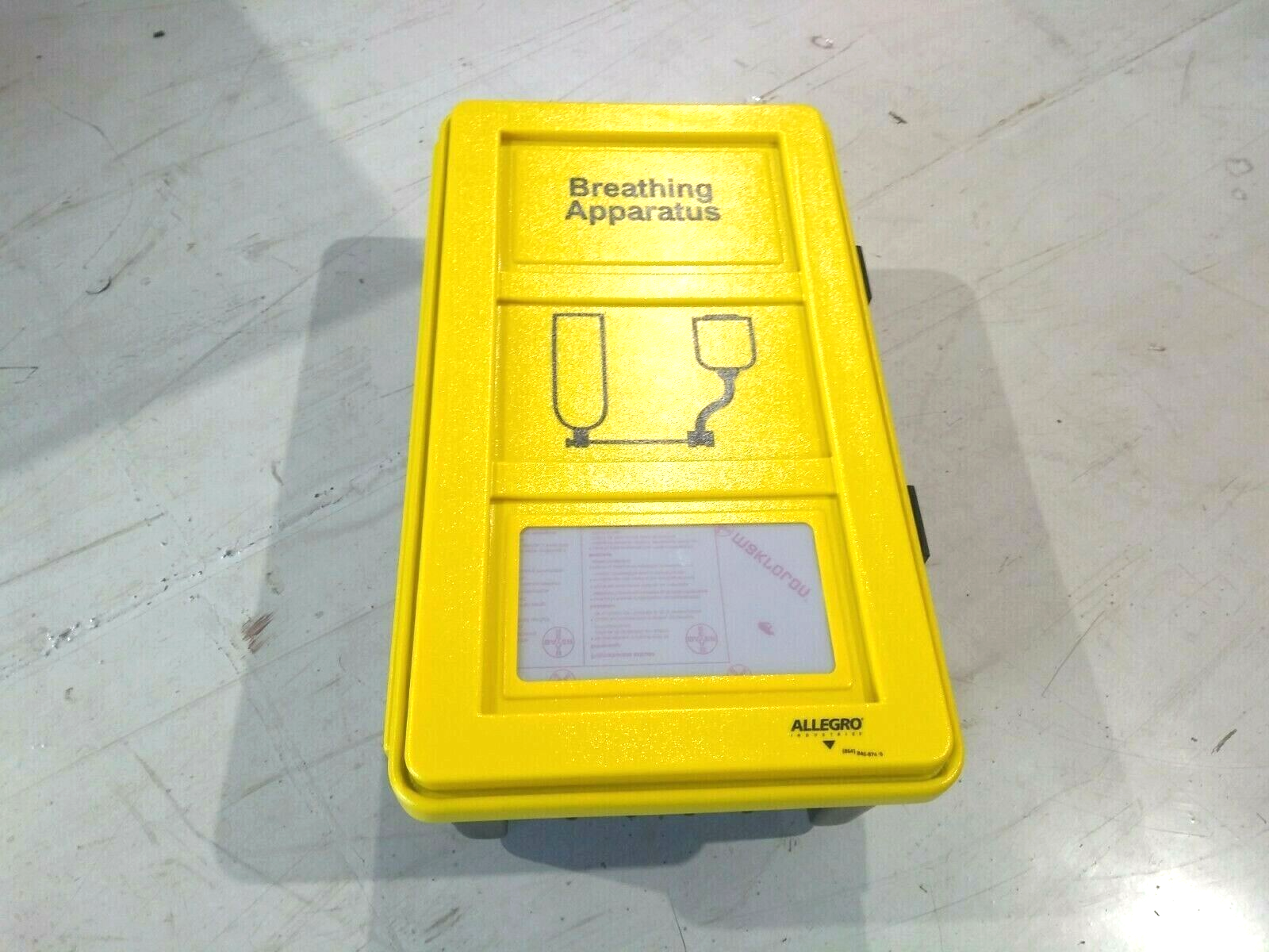 4100 | Allegro SCBA Standard Wall Case 32.5"H x 20"W x 13" D - New – Open box - Maverick Industrial Sales