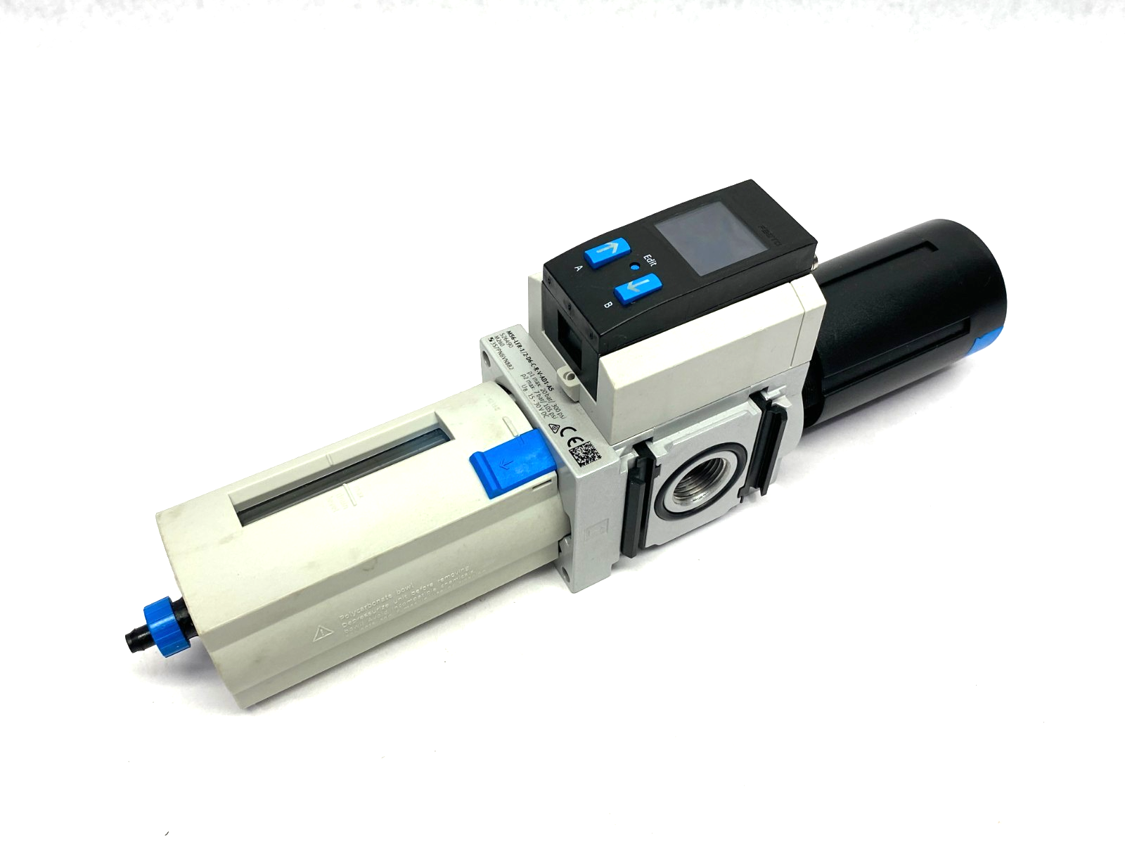 Festo MS6-LFR-1/2-D6-C-R-V-AD1-AS Filter Regulator 526490 w/ Digital Switch - Maverick Industrial Sales