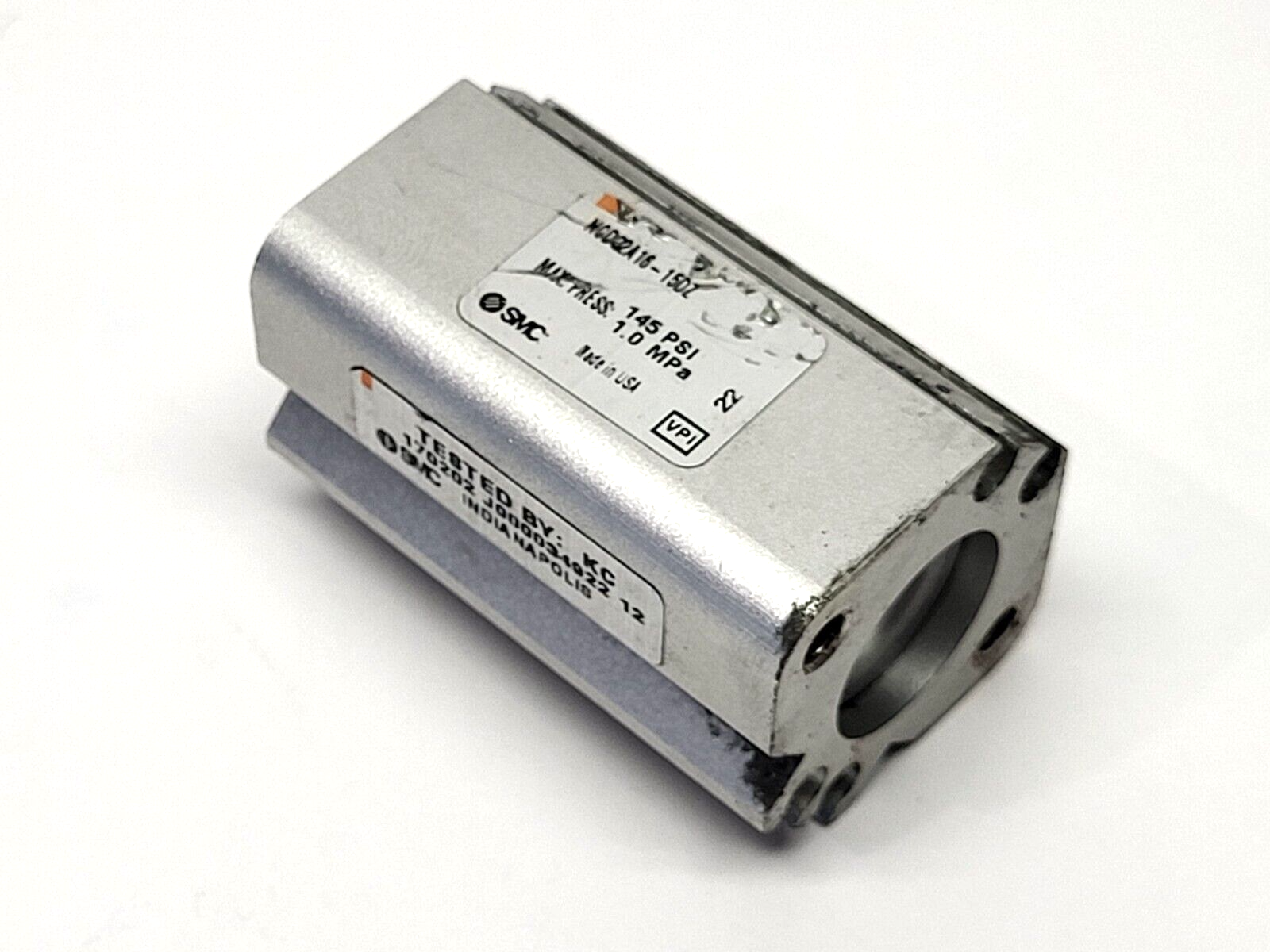 SMC NCDQ2A16-15DZ Pneumatic Cylinder - Used - Maverick Industrial Sales