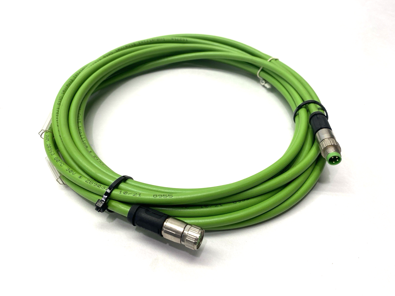 Beckhoff ZK1090-3132-0050 Double-Ended EtherCAT Cordset M8 Male to Female - Maverick Industrial Sales