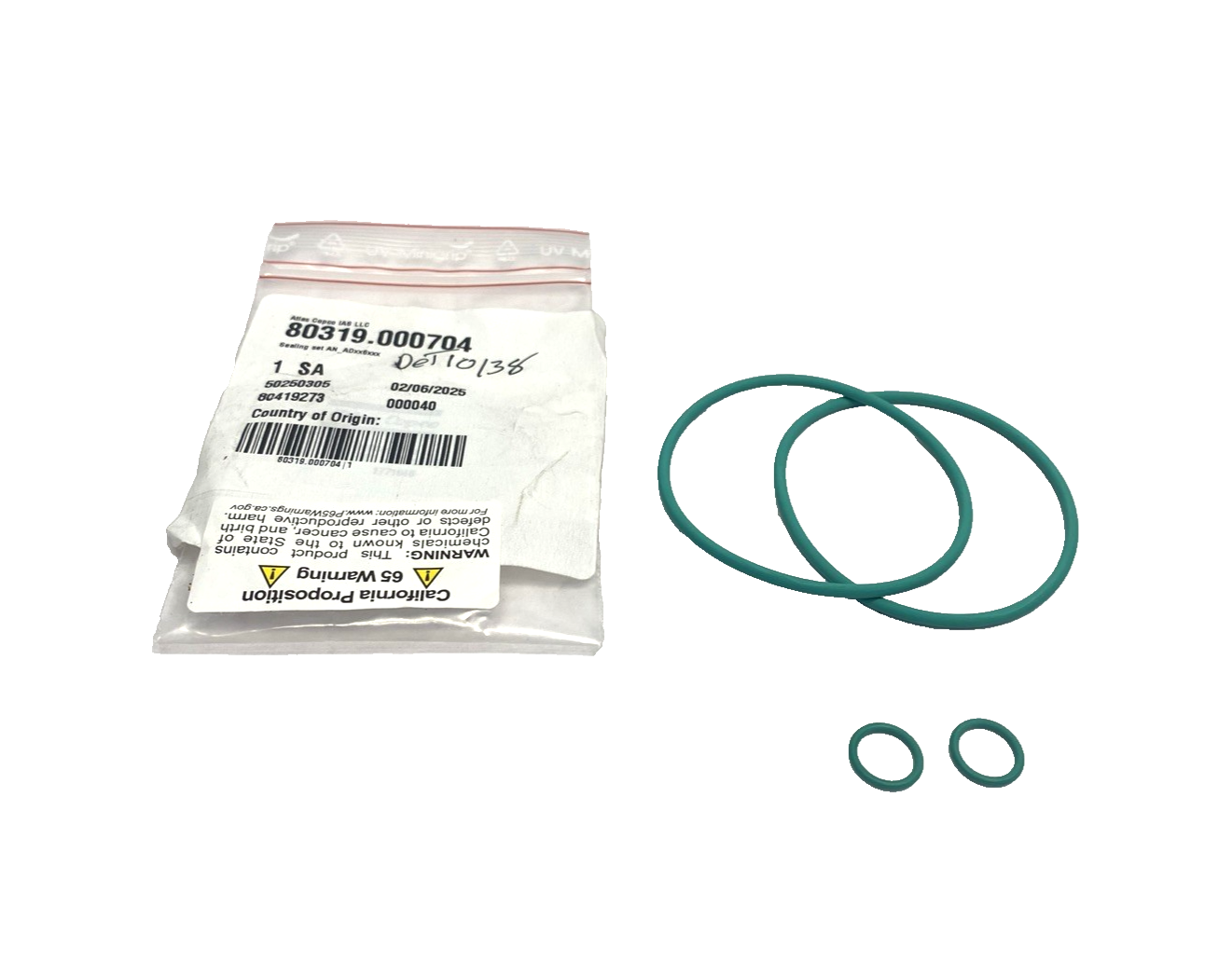Atlas Copco 80319.000704 Sealing Set, O-Ring Kit - Maverick Industrial Sales