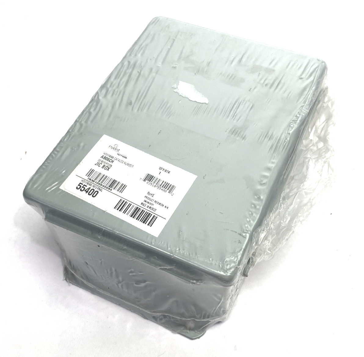 Hoffman nVent A806CH Continuous Hinge Enclosure, Clamps CH Type 12, 8x6x3.50 - Maverick Industrial Sales