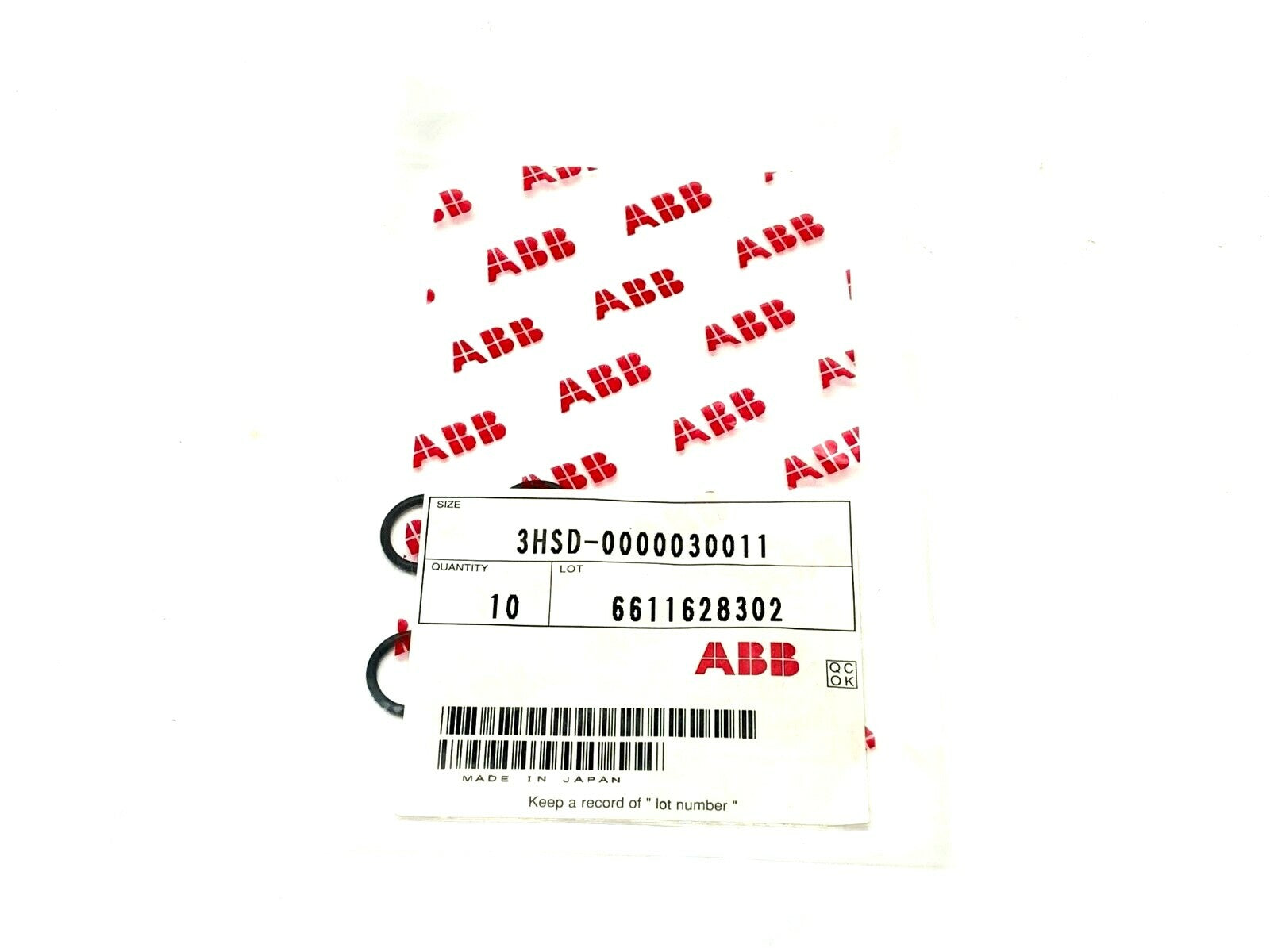 ABB 3HSD-0000030011 O-Ring Paint Seal PKG OF 10 - Maverick Industrial Sales