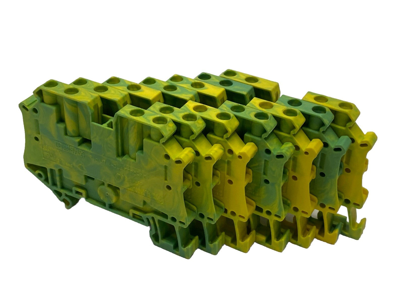 Phoenix Contact UT 4-QUATTRO-PE Ground Terminal Block LOT OF 7 - Used - Maverick Industrial Sales