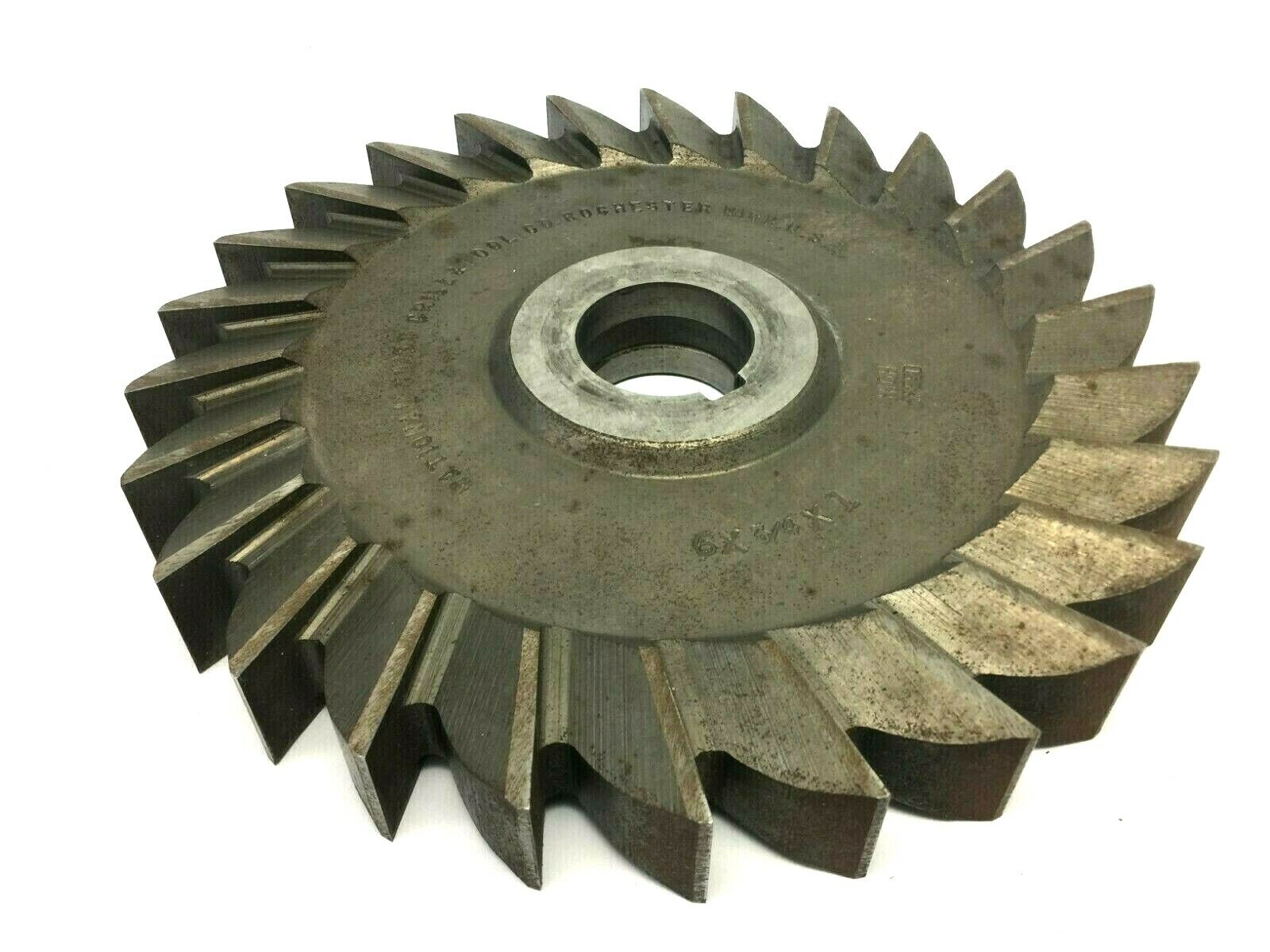 6" x 3/4" x 1" | National Twist Drill & Tool Co. 6x3/4x1 Side Milling Straight Cutter Blade, HS - Used - Maverick Industrial Sales