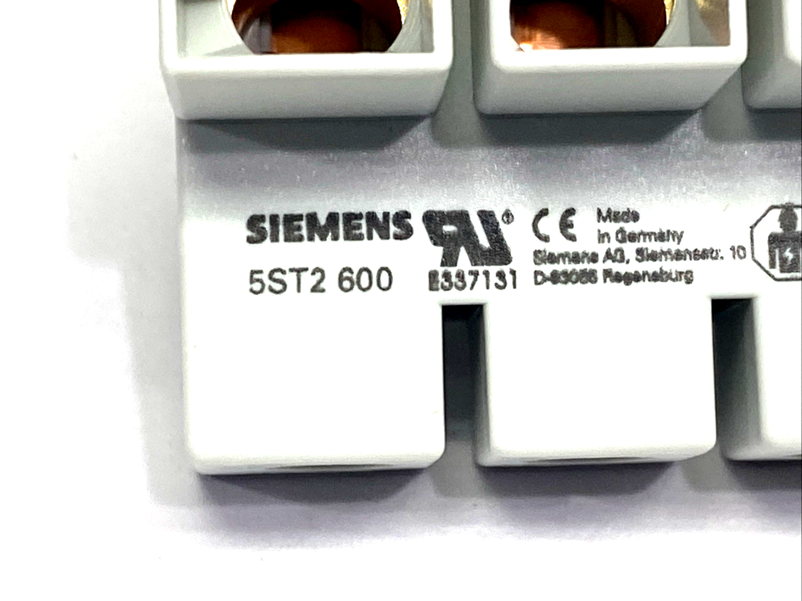 Siemens 5ST2 600 Distribution Block 10-4 AWG 65A 600VAC - Maverick Industrial Sales