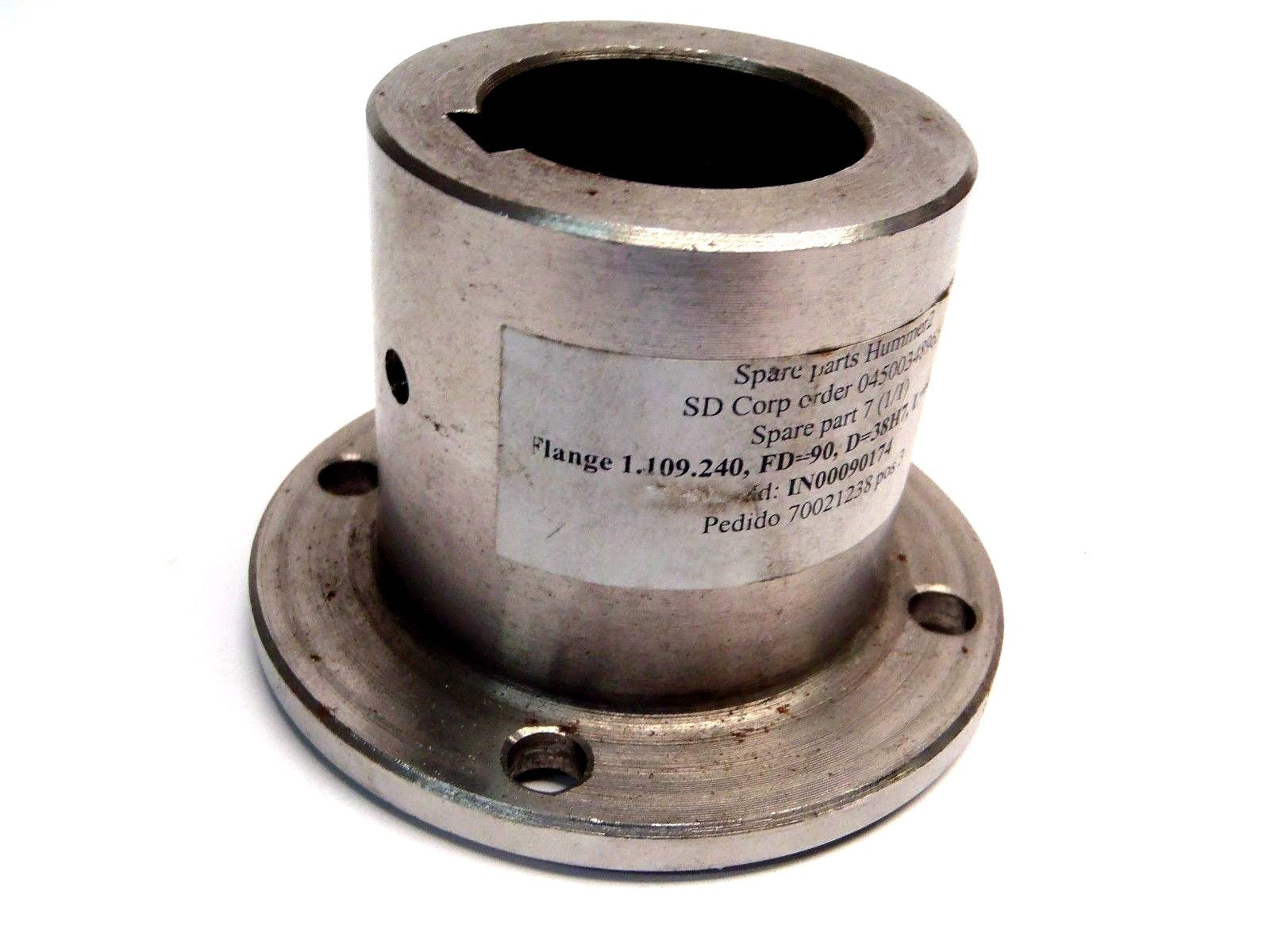 1.109.240 00000.143.82.00 | SD Corp Flange w/ Key FD 90 D 28H7 L 60- Used - Maverick Industrial Sales