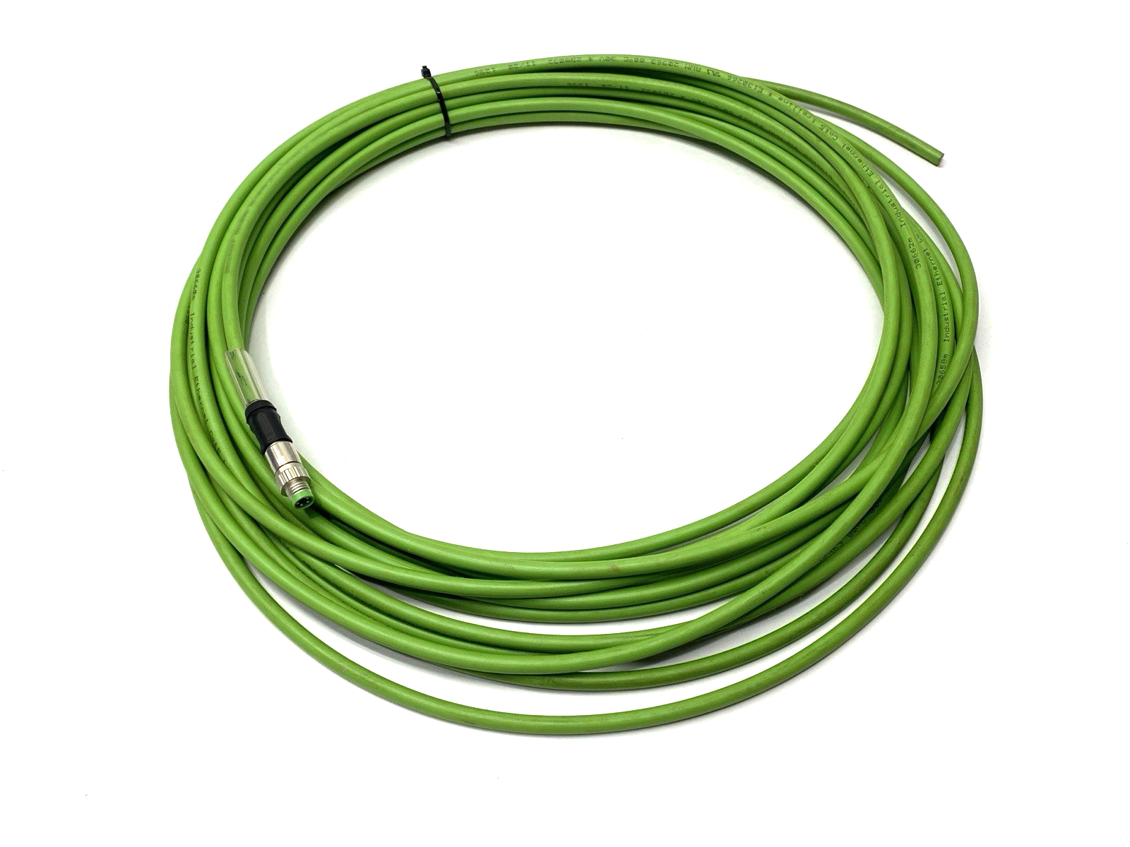 Beckhoff ZK1090-3131-0100 Single Ended EtherCAT Cordset M8 Male CUT TO 8m - Maverick Industrial Sales