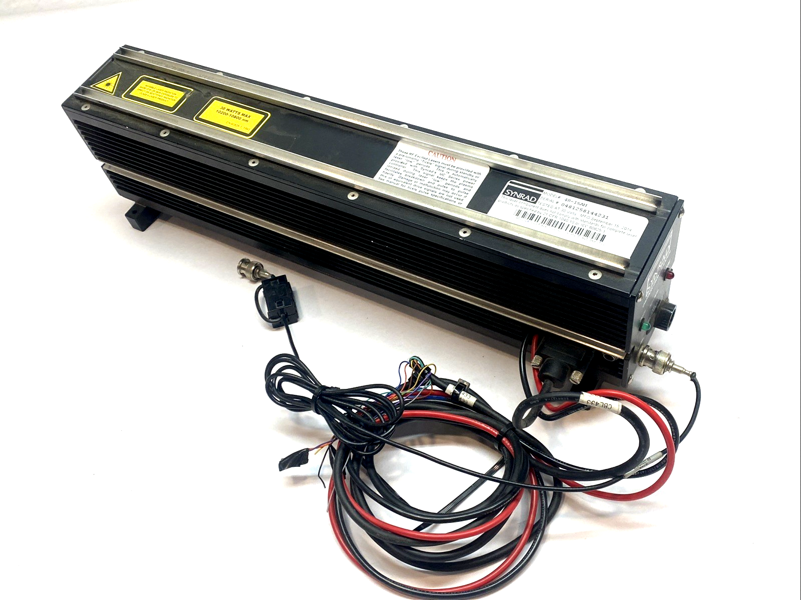 48-1SAM | Synrad 9.3µm CO2 Laser 30W Air Cooled Industrial Marking - For parts or not working - Maverick Industrial Sales