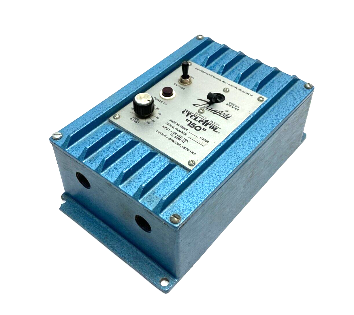 Danfoss 150300 Cycletrol "150" Surface Mount Motor Speed Controller BROKEN MOUNT - Maverick Industrial Sales