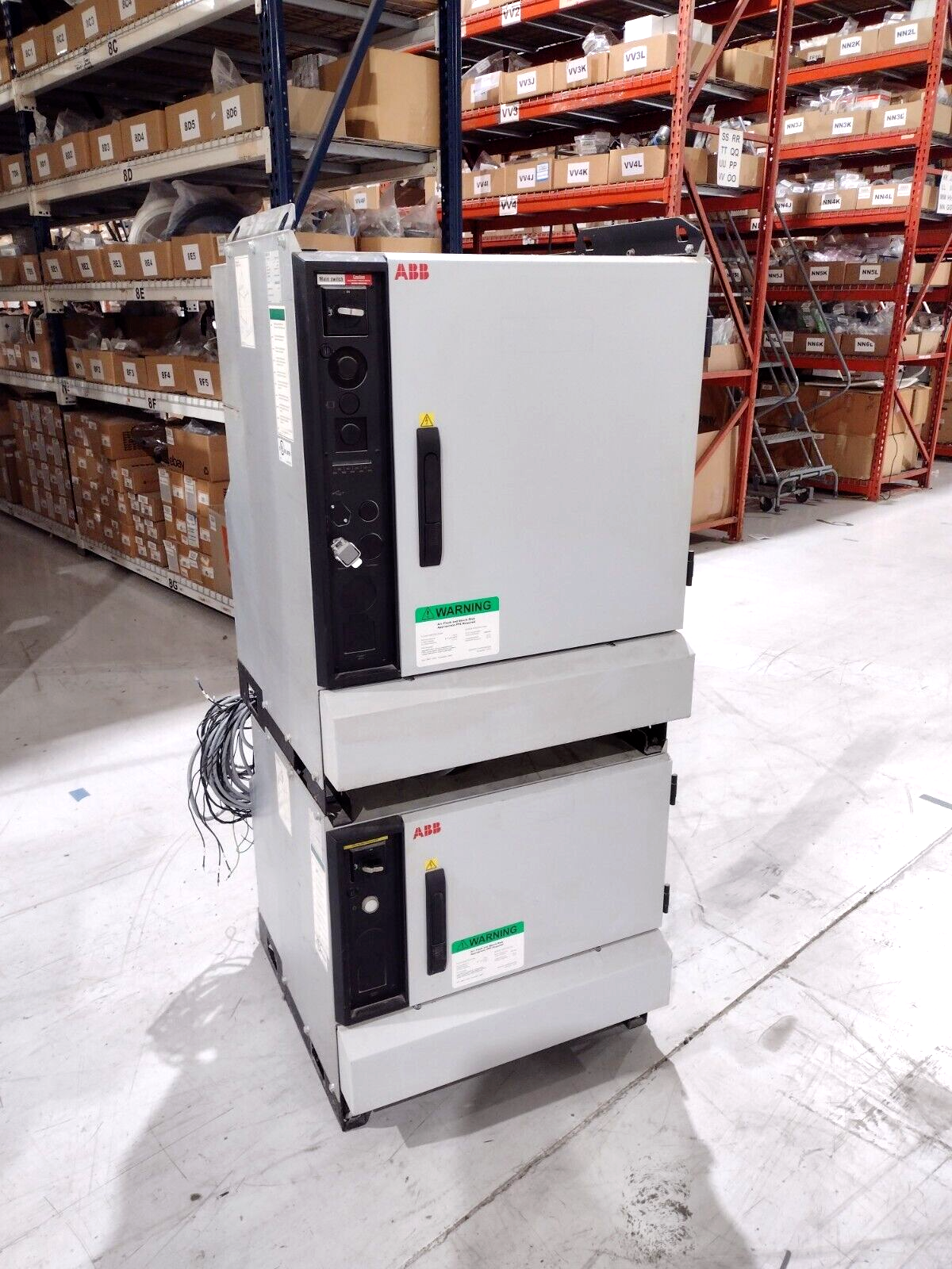 ABB IRC5 M2004 Dual Arm Controller Station 58A 262V 2010 14M-64231, 14M-64230 - Used - Maverick Industrial Sales