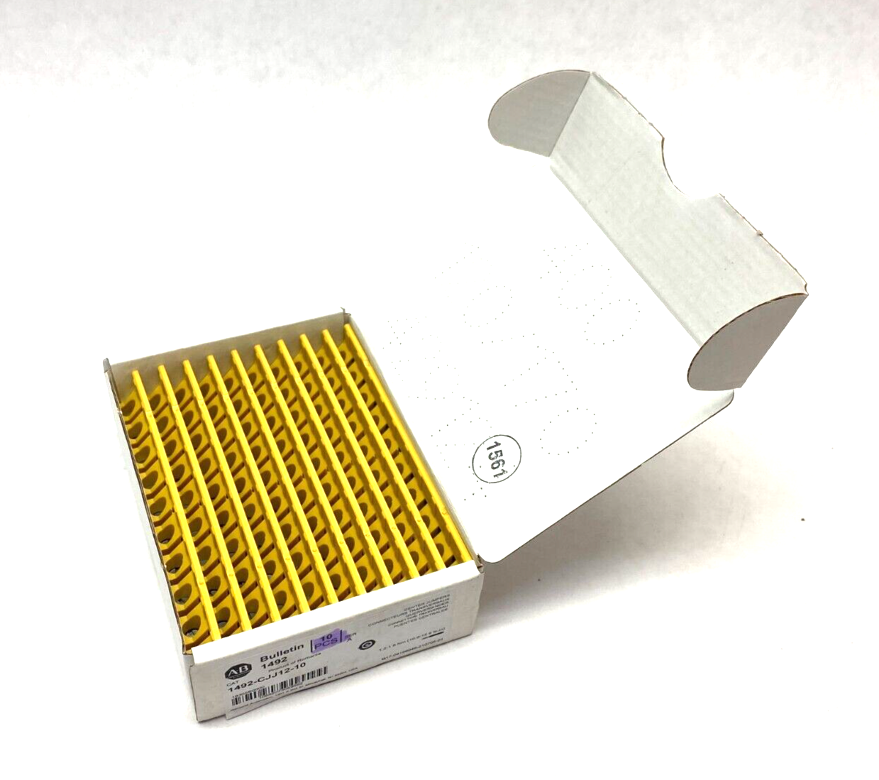 Allen Bradley 1492-CJJ12-10 Ser A Terminal Block Center Jumper 10-Pole BOX OF 10 - Maverick Industrial Sales