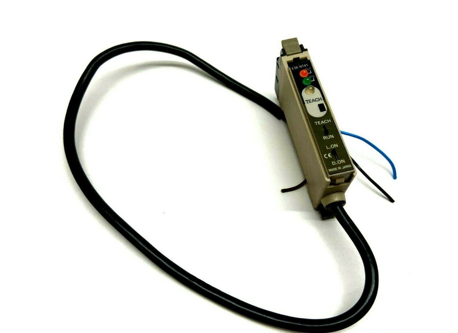 Omron E3X-NT41 Teaching Photoelectric Sensor 12-24VDC - Maverick Industrial Sales