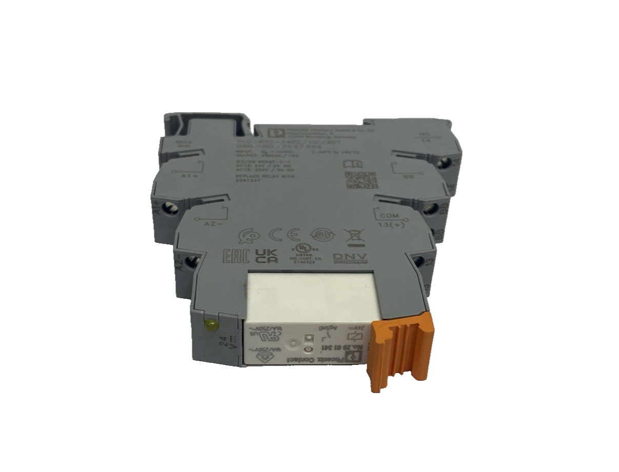 Phoenix Contact PLC-RSC-24DC/ 1IC/ACT Relay Module 2967604, 2961341 Relay - Maverick Industrial Sales
