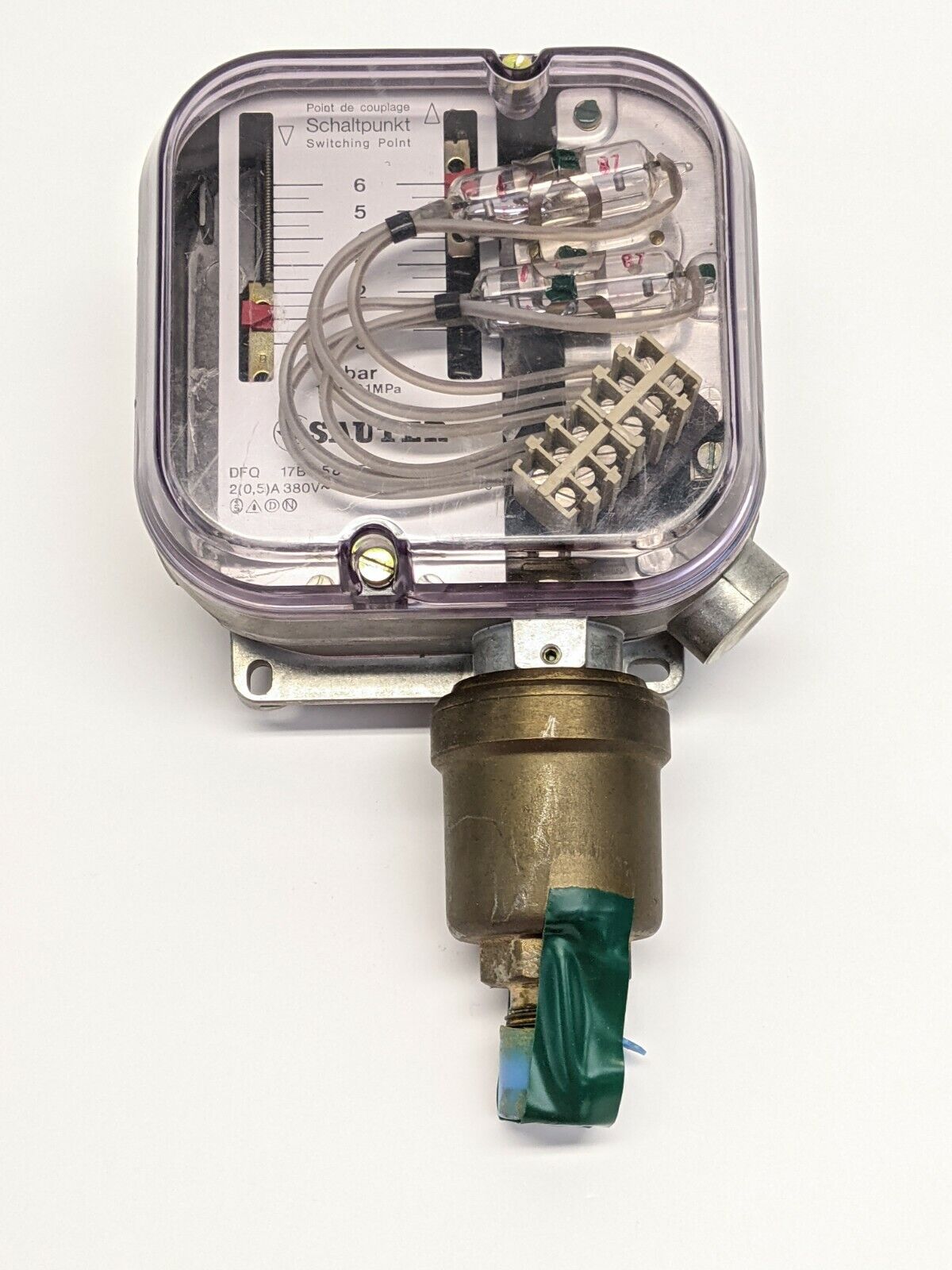 Sauter DFQ 17B 58 F803 Heavy-Duty Pressure Switch - Used - Maverick Industrial Sales