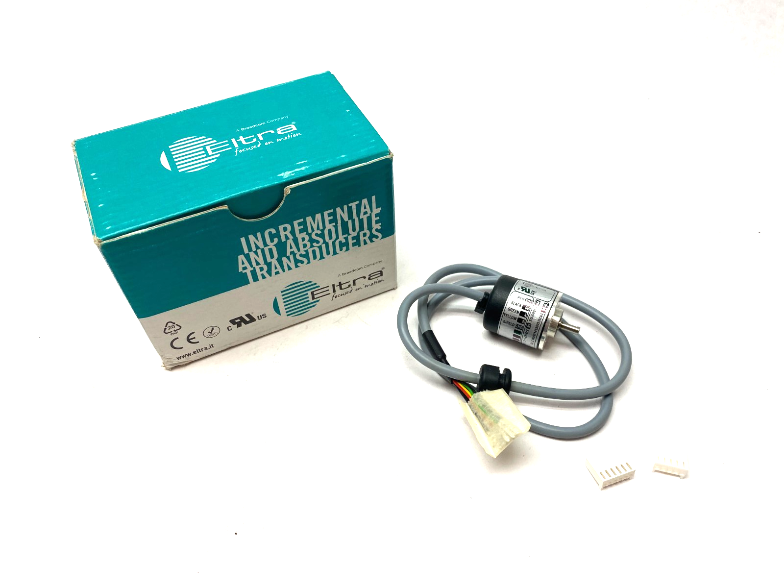 Eltra 91660003 Shaft Driven Encoder 4mm Shaft ER30E500S5P4X3PA0,7.785 - New – Open box - Maverick Industrial Sales