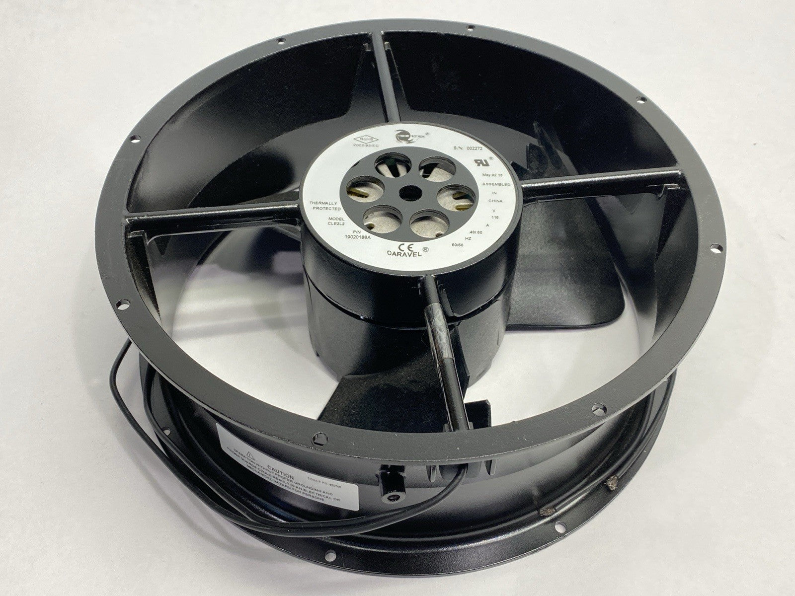 19020188A | Comair Caravel Series Axial Fan 1650RPM 254 x 89mm 115VAC - New – Open box - Maverick Industrial Sales