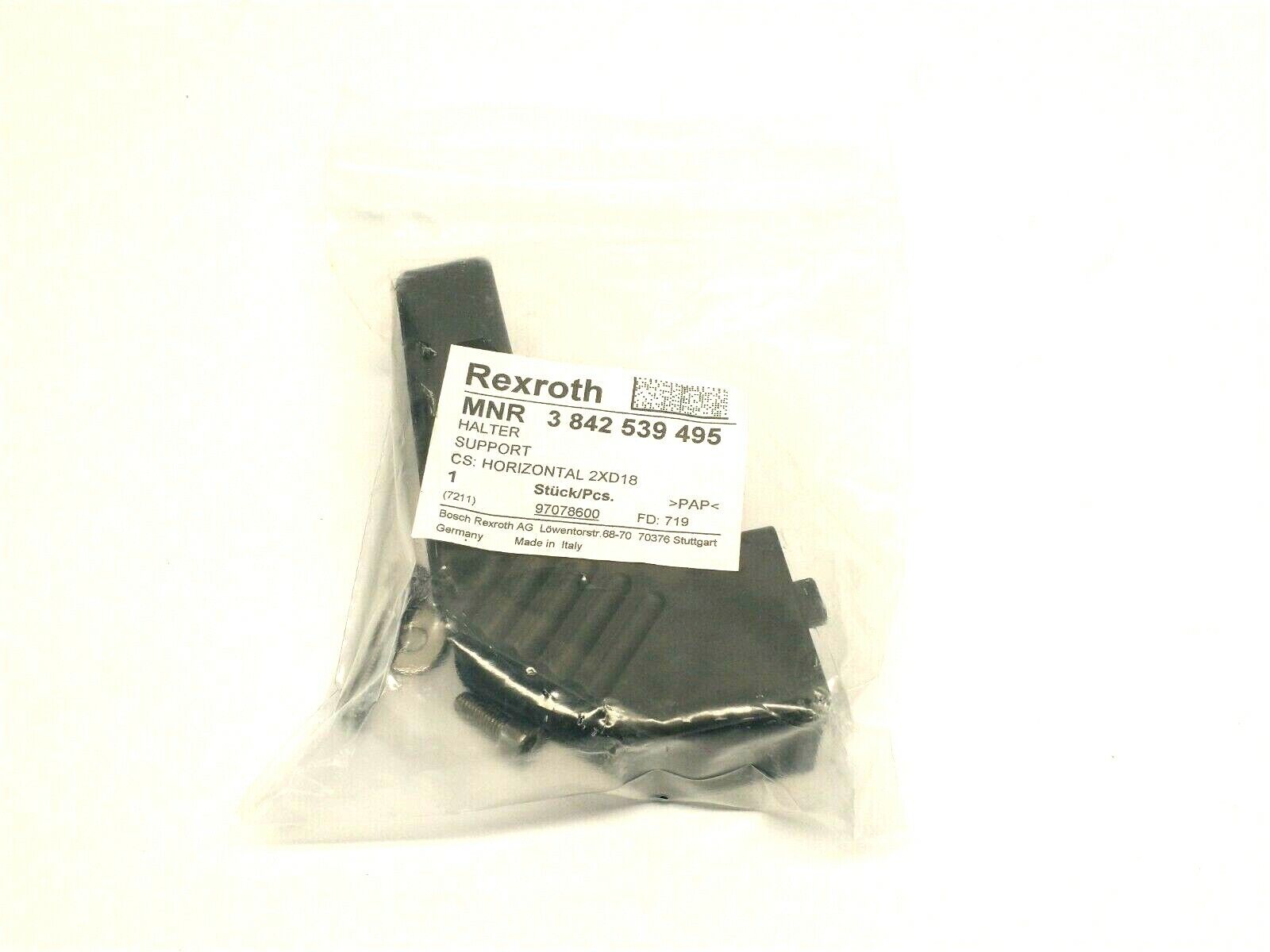 Bosch Rexroth 3842539495 Spacer Holder L Horizontal Support 2XD18 - Maverick Industrial Sales