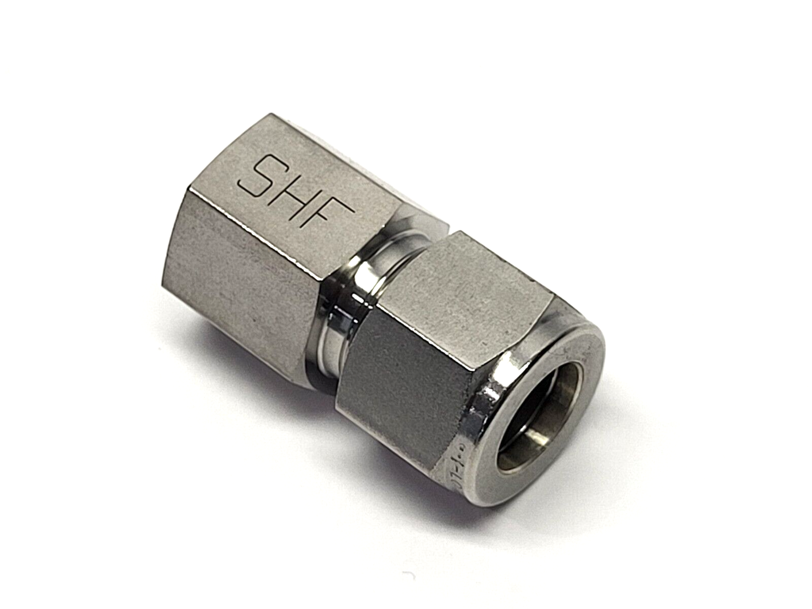 SHF I-LOK 316-NPT Stainless Steel Straight Adapter 1/2" I-LOK-316L - New – Open box - Maverick Industrial Sales