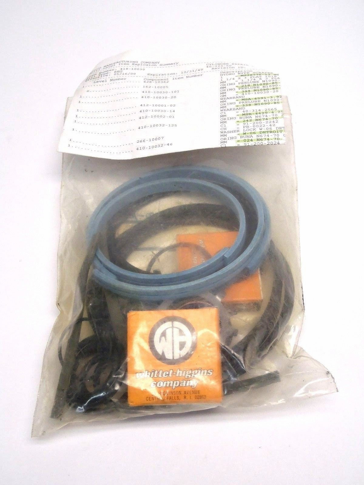 Milco Manufacturing 418-10030 Cylinder Repair Kit - New – Open box - Maverick Industrial Sales