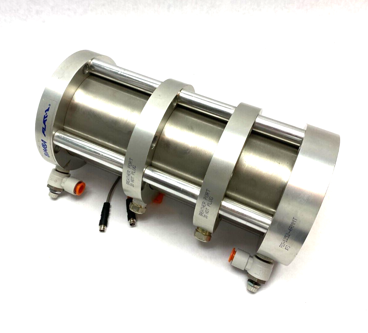 Bimba FO3-1252-4RMMT FLAT-1 Pneumatic Cylinder 3-Stage 4" Bore 2" Stroke - Maverick Industrial Sales