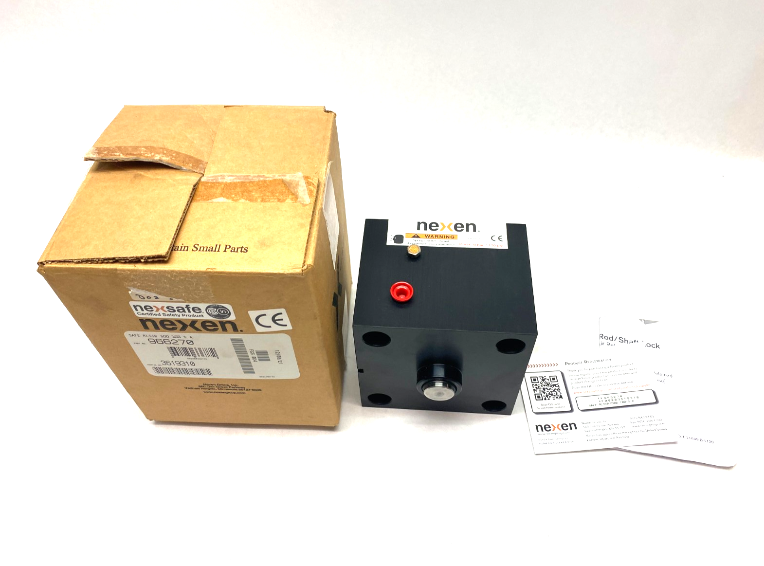 Nexen 966270 Nexsafe Spring-Engaged Rod Lock, Standalone, SAFE-RLSSB-500-100-S-A - Maverick Industrial Sales