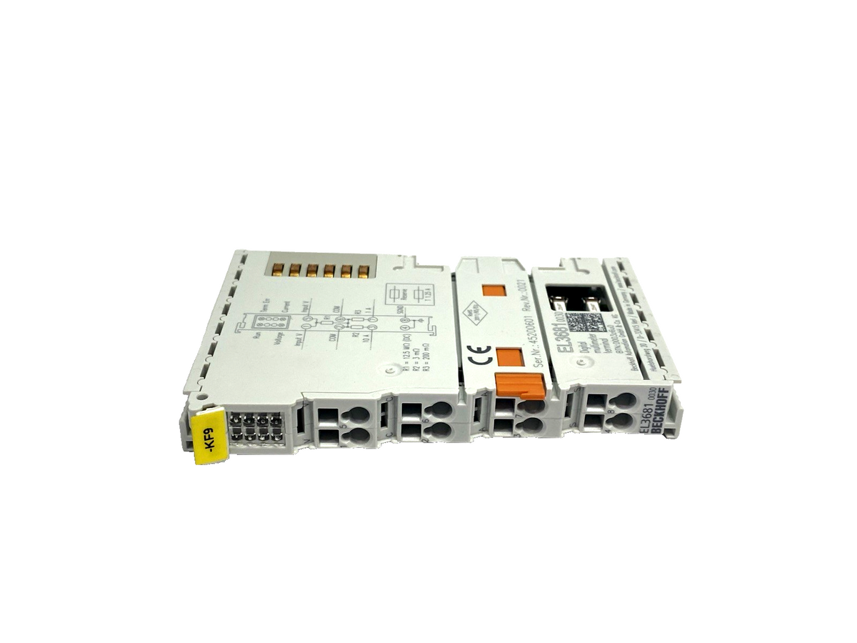 EL3681-0030 | Beckhoff EtherCAT Multimeter Terminal, 1-Ch Analog Input 300V 10A - Used - Maverick Industrial Sales