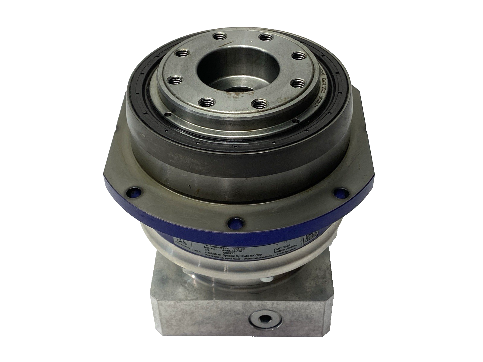 Wittenstein TP 010X-MF2-31-0C1-2S Alpha Planetary Reducer Gearbox 4-065-02-0261 - New – Open box - Maverick Industrial Sales
