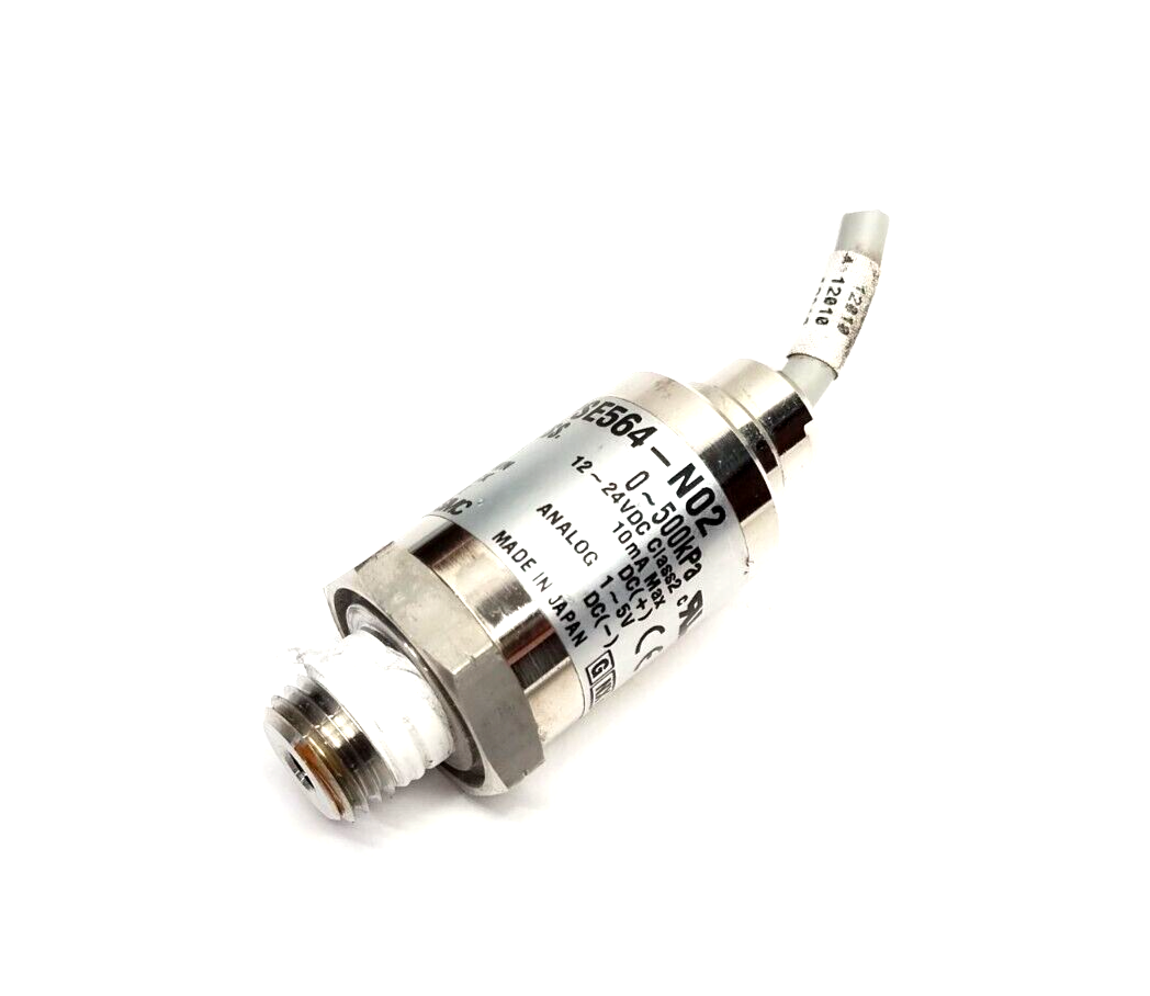 SMC PSE564-N02 General Fluid Switch/Pressure Sensor 0-500kPa 12-24VDC 1/4" NPT - Maverick Industrial Sales