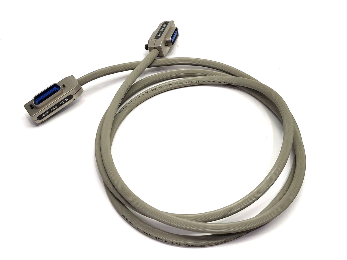IEEE-488 | Unbranded GPIB Cordset Male to Female Connectors 97" - Used - Maverick Industrial Sales