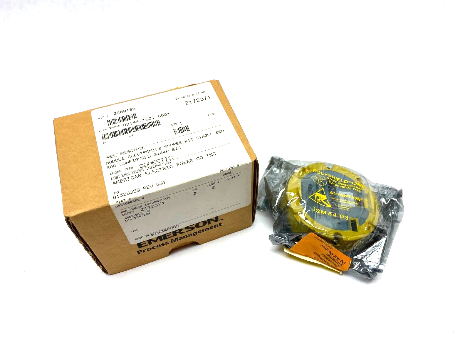 Rosemount Hart Electronics 03144-1601-0001 Temperature Transmitter Sensor Kit - New - Maverick Industrial Sales