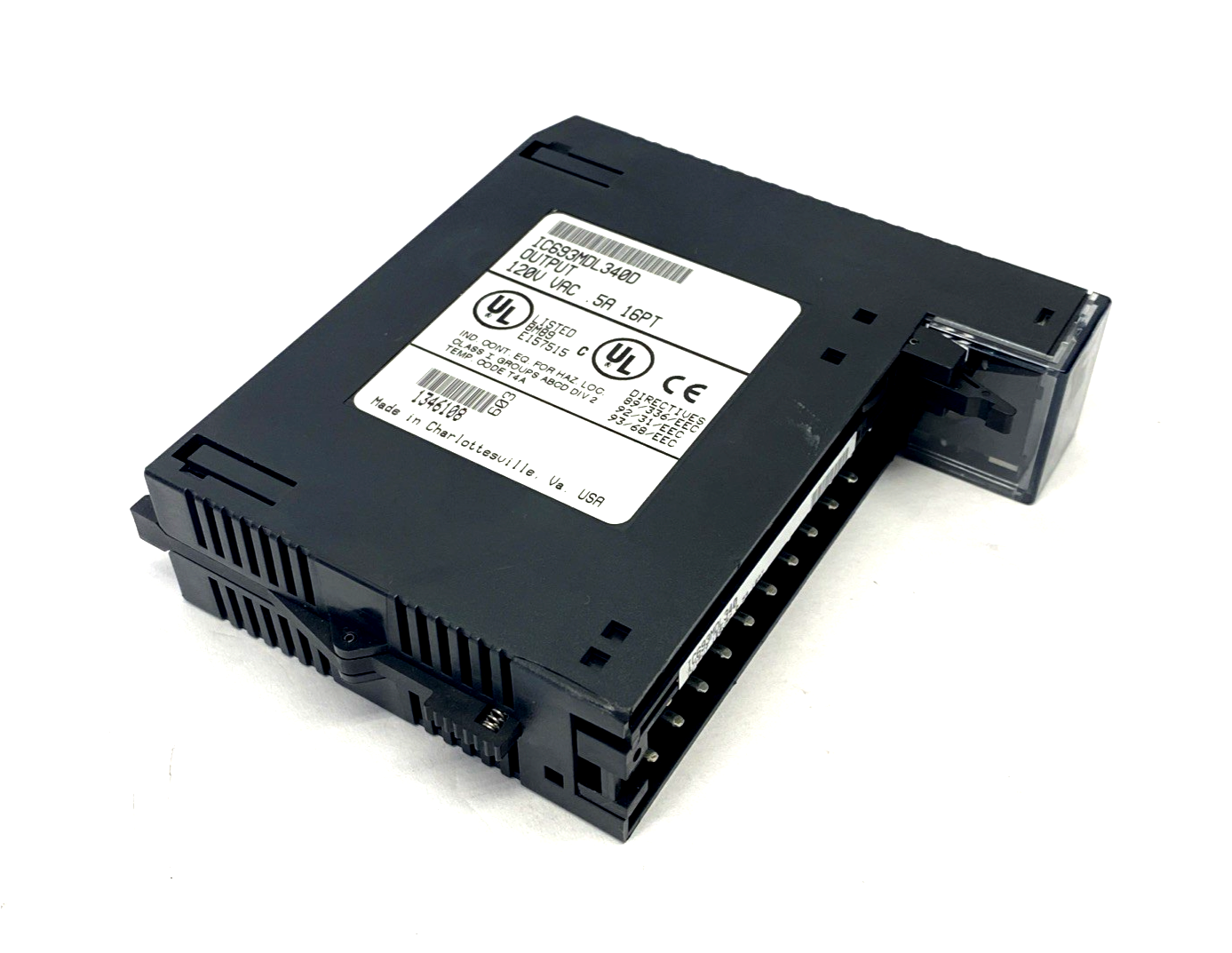 IC693MDL340D | GE Fanuc Output Module 120VAC 0.5A 16PT NO TERMINAL - Used - Maverick Industrial Sales