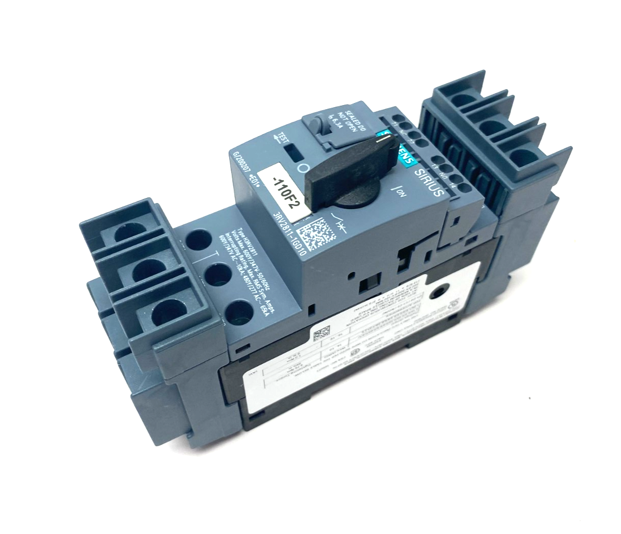 Siemens 3RV2811-1GD10 SIRIUS Motor Starter Circuit Breaker Frame Size S00 - Maverick Industrial Sales