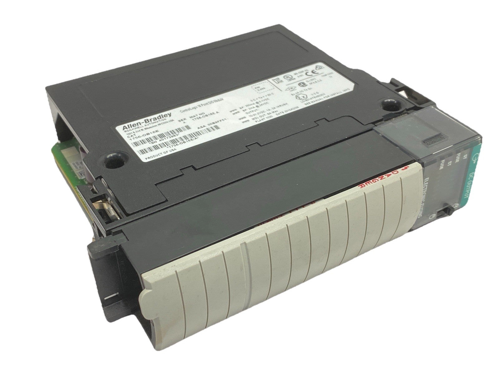 1756-OB16E | Allen Bradley Ser A ControlLogix 16 Point D/O Module - Used - Maverick Industrial Sales
