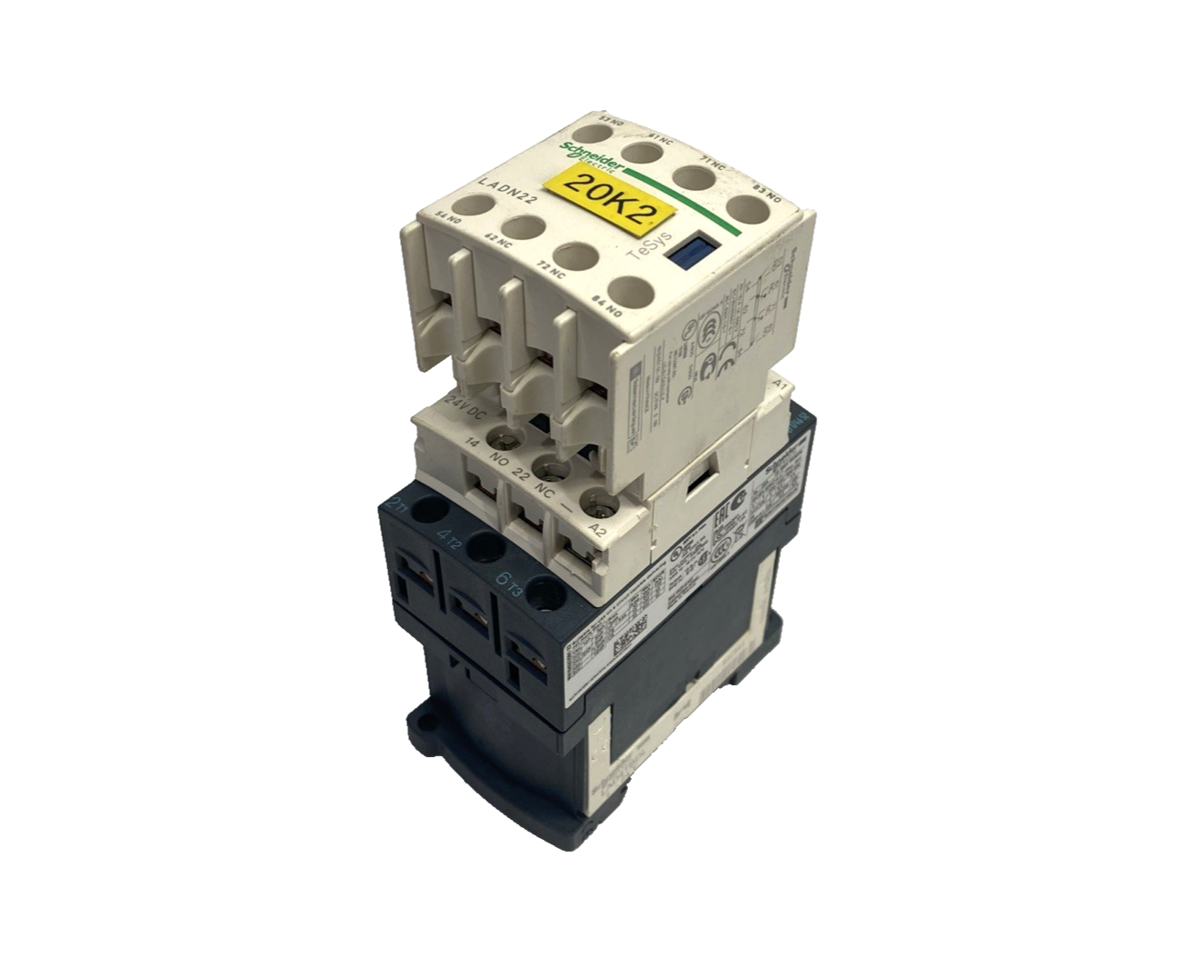 Schneider Electric LC1D12 Contactor, LAD4TBDL, LADN22 - Maverick Industrial Sales