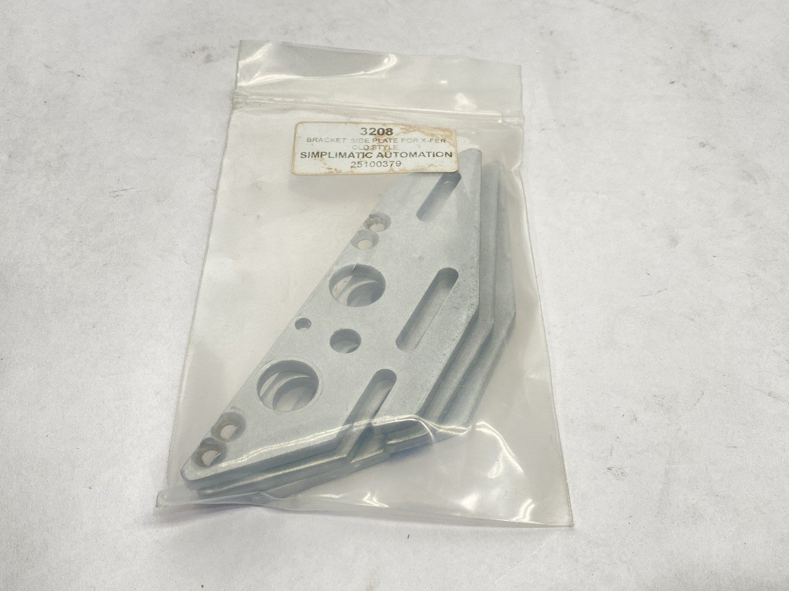 Simplimatic 25100379 Side Plate Bracket For X-FER Old Style LOT OF 3 - Maverick Industrial Sales