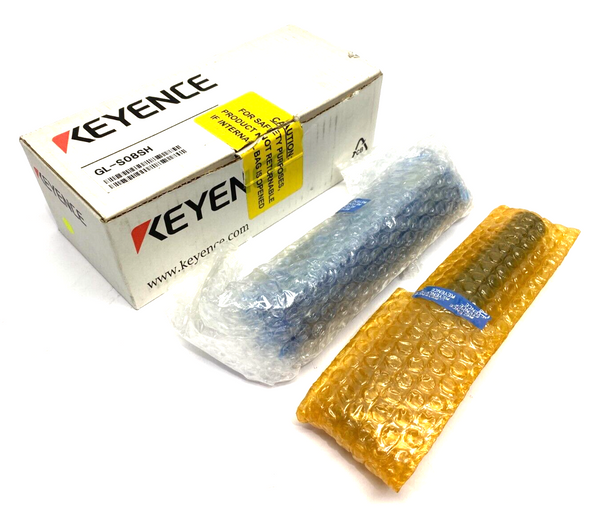 Keyence GL-S08SH Safety Light Curtain Set Slim Type 8-Beam Axes w/ Test Tube - Maverick Industrial Sales