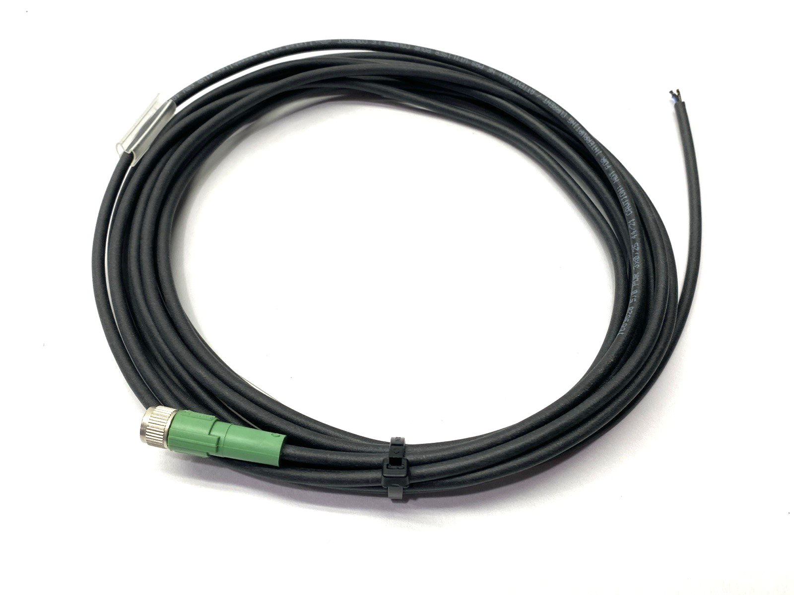 Phoenix Contact SAC-3P-5,0-PUR/M 8FS Double-Ended Cordset M8 1669628 CUT LEADS - Used - Maverick Industrial Sales