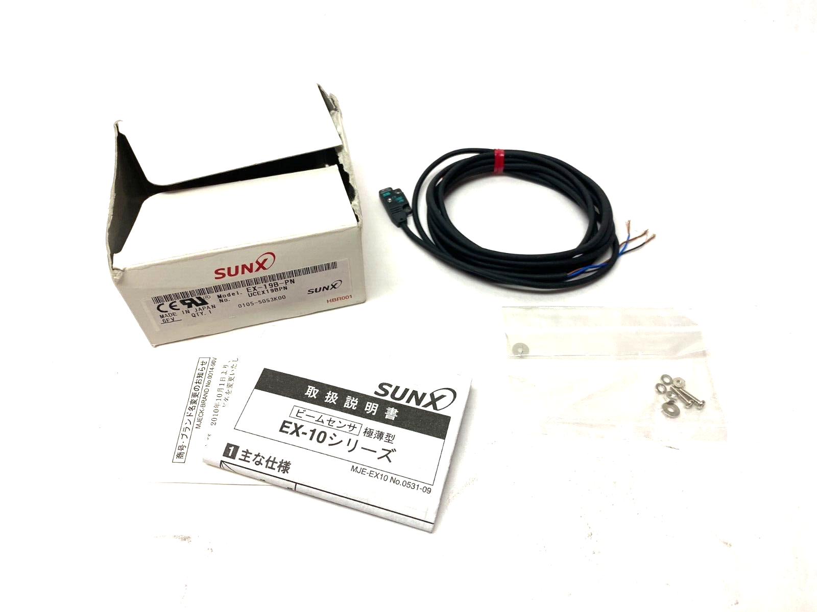 SunX EX-19BD-PN Photoelectric Sensor EX19 Series - Maverick Industrial Sales