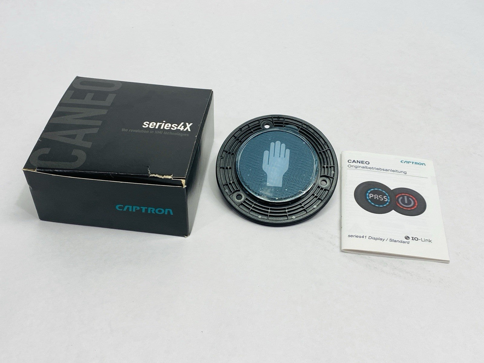 Captron CS41K-CRBK-P10 Captron Caneo Series41 Capacitive Button - Maverick Industrial Sales