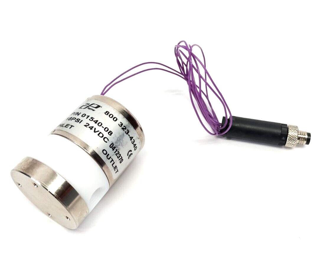 01540-08 | Cole Parmer 2-Way Direct Lift Solenoid Valve 1/8" NPT 18psi 24VDC - Used - Maverick Industrial Sales