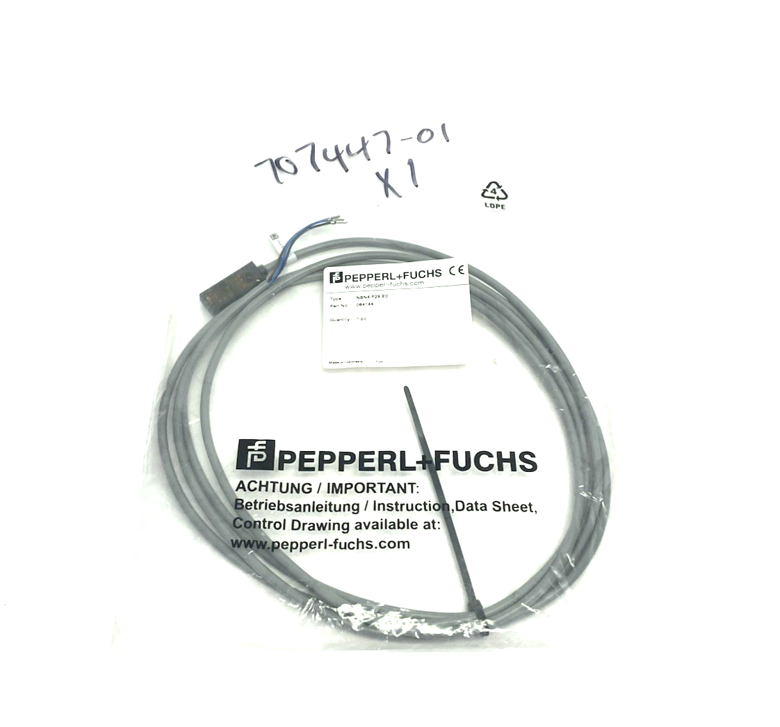 Pepperl+Fuchs NBN4-F29-E0 Inductive Sensor 4 mm non-flush 3-wire DC, 084144 - Maverick Industrial Sales