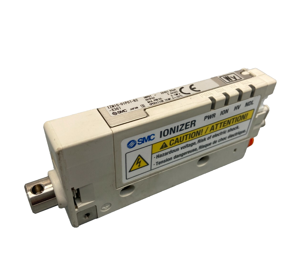IZN10-01P07-B2-X367 | SMC Nozzle Type Ionizer - Used - Maverick Industrial Sales